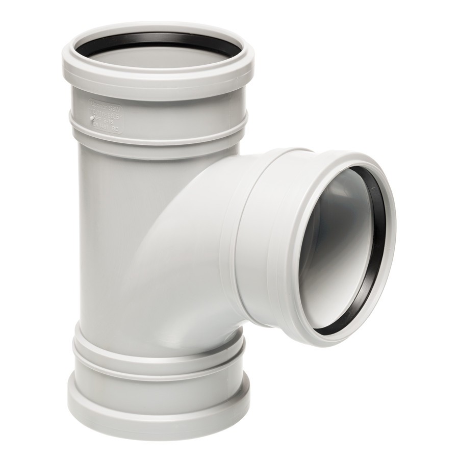 Бесшумная канализация Uponor Decibel ТРОЙНИК ДУ 110