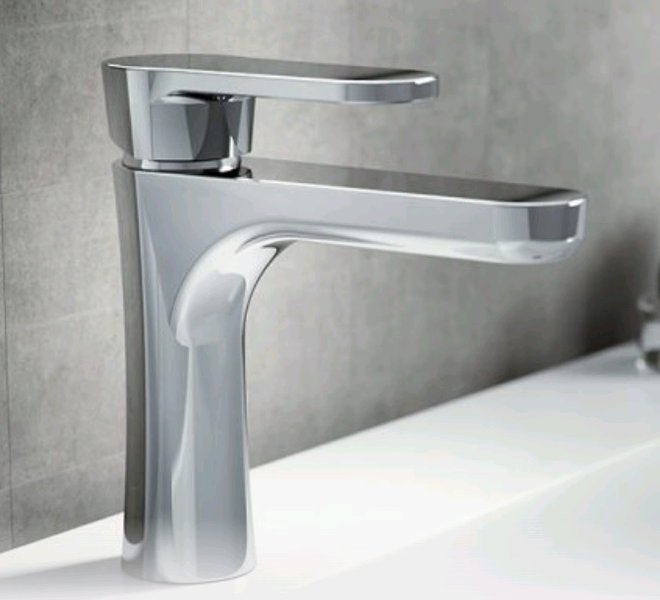 Zipponi SILHOUETTE Смеситель для умывальника 1-рычаж.с выпуском Clic Clac,хром