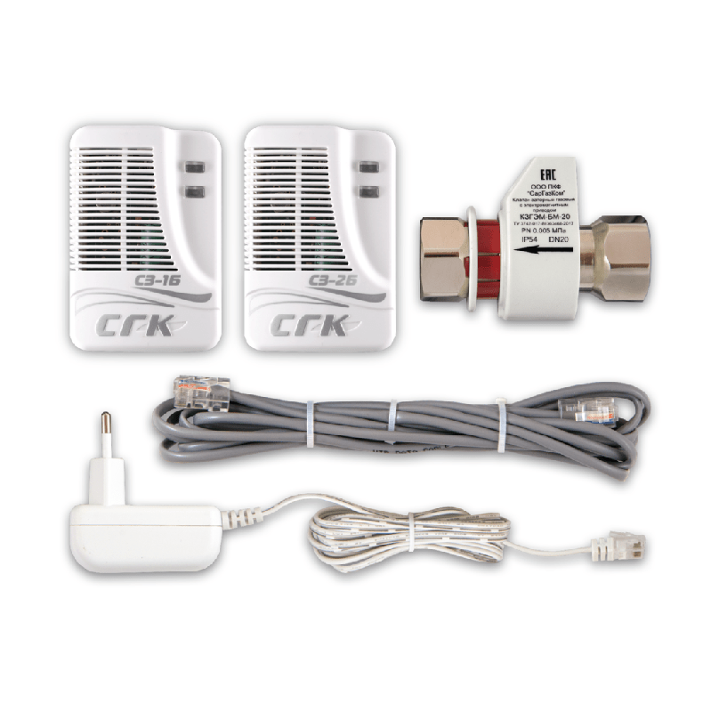 Система автономного контроля загазованности бытовой ДУ 25 энергонезависимый(природный газ)