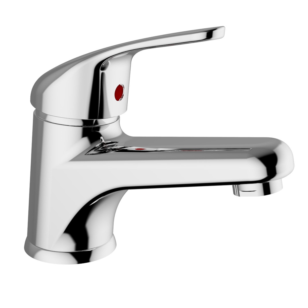 Zipponi ARA Смеситель для умывальника 1-рычаж.с донным клапаном,хром