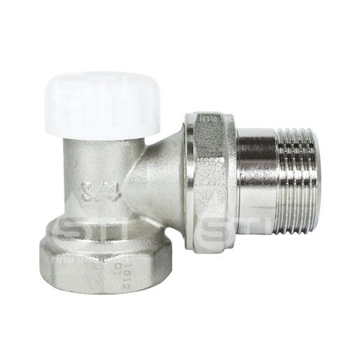 Клапан запорный угловой 3/4″ STI