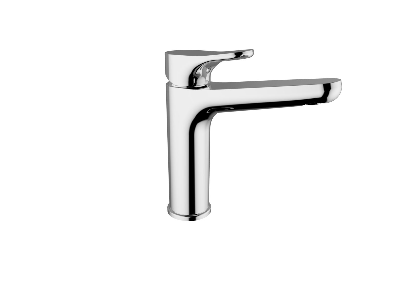 Zipponi DAILY Смеситель для умывальника средний 1-рычаж.с донным клапаном,хром