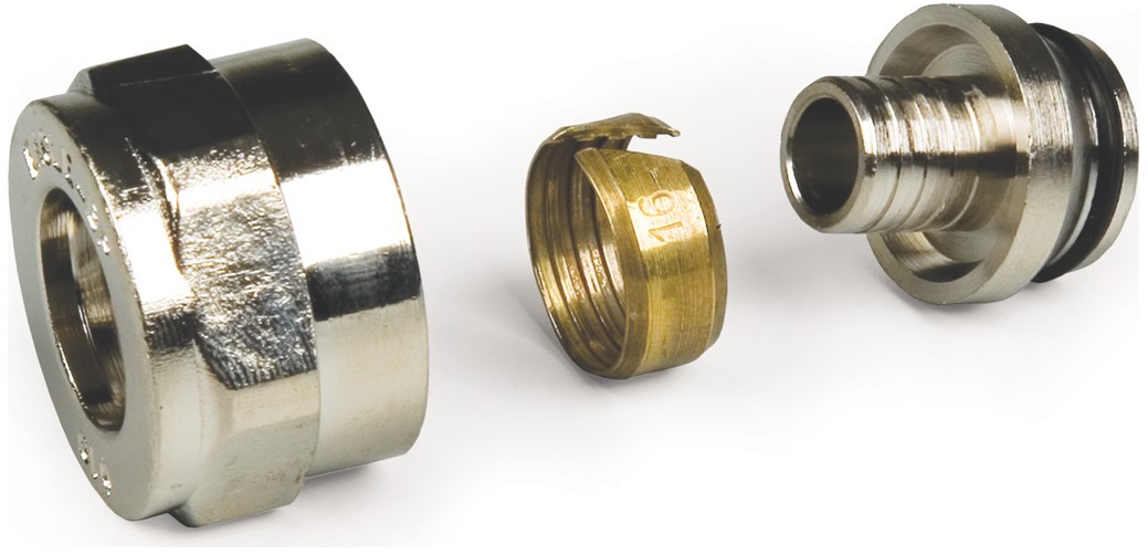 USYSTEMS зажимной адаптер Flex-X латунный PE-X 16×2,0-3/4″ВР