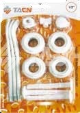 Комплект радиаторный в блистере TAEN 1″x1/2″ с 3-мя кронштейнами