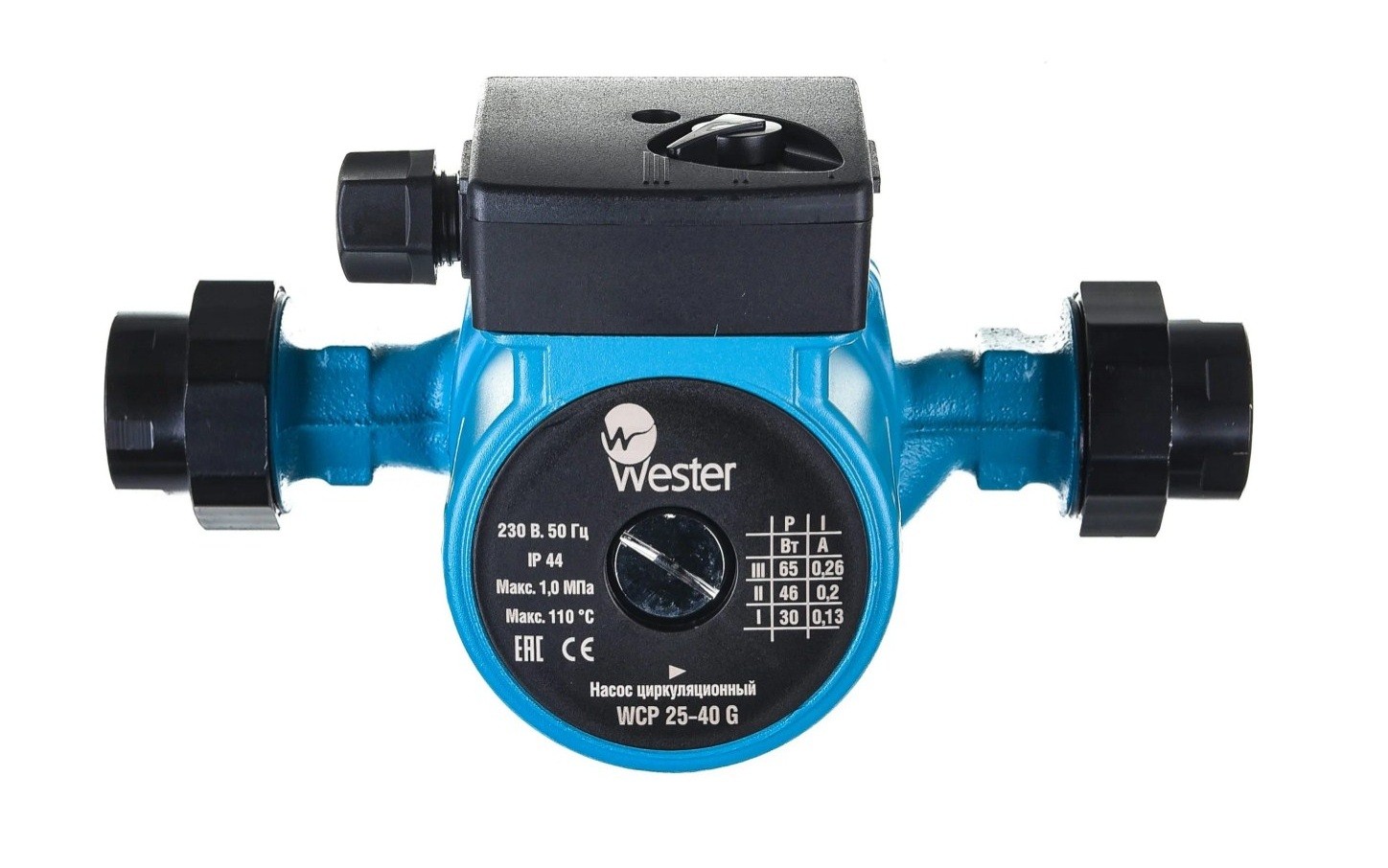 Насос циркуляционный Wester WCP 25-40G, 180мм