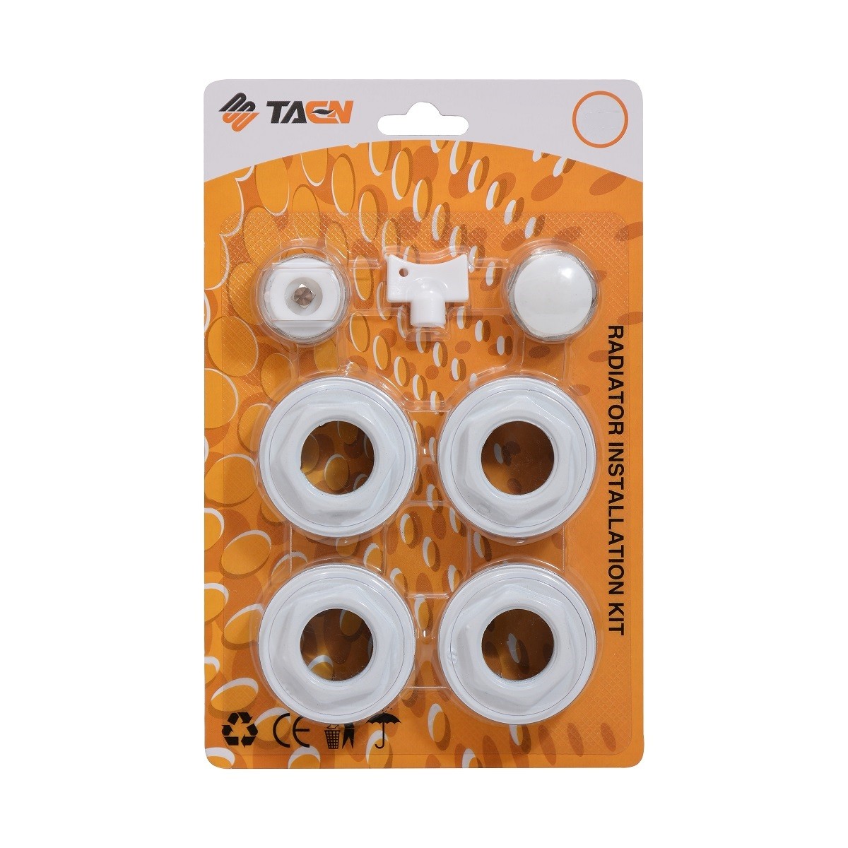 Комплект радиаторный в блистере  TAEN 1х3\4 без кронштейнов