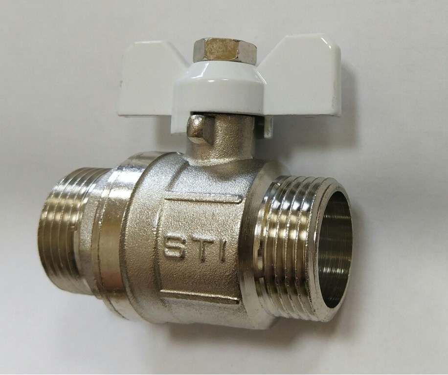 Кран шаровой STI 20 мм, Ш/Ш, бабочка