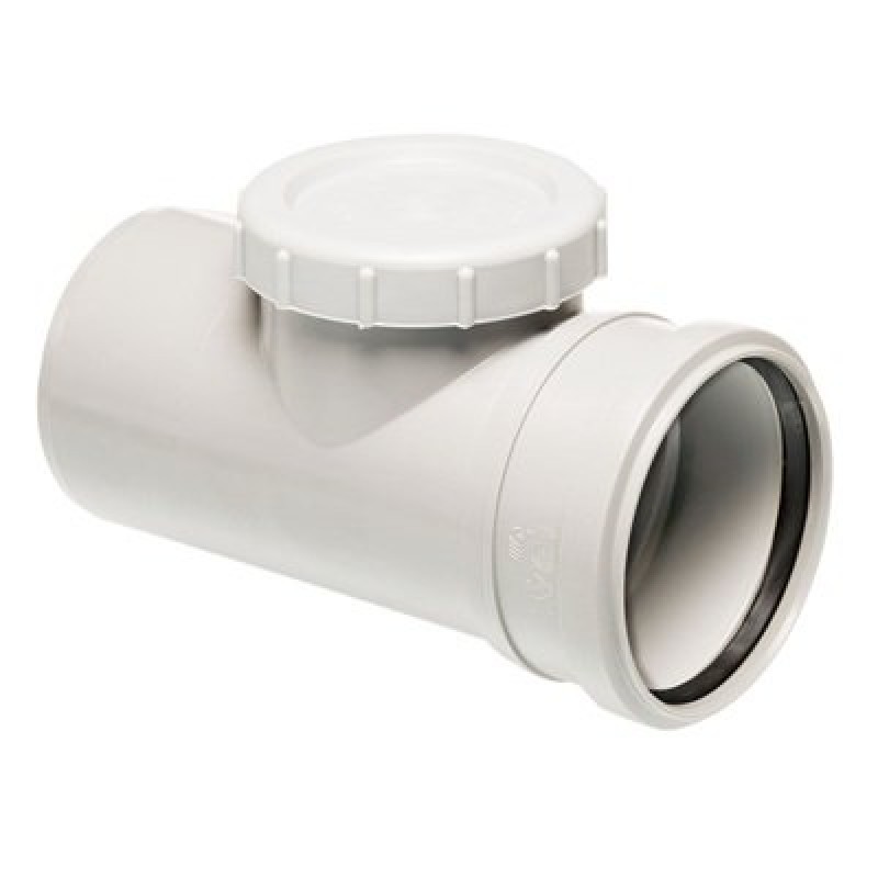 Бесшумная канализация Uponor Decibel ПАТРУБОК ДЛЯ ПРОЧИСТКИ ДУ 110