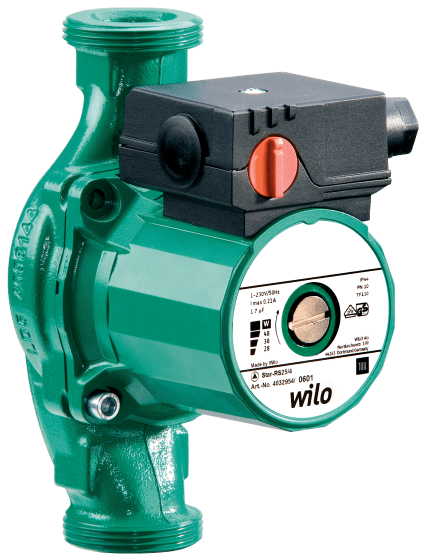 Насос циркуляционный Wilo-Star RS-30/8 (с гайками)