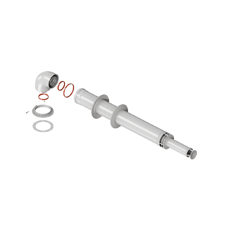 Комплект дымохода KRATS «антилёд», универсальный с фланцем