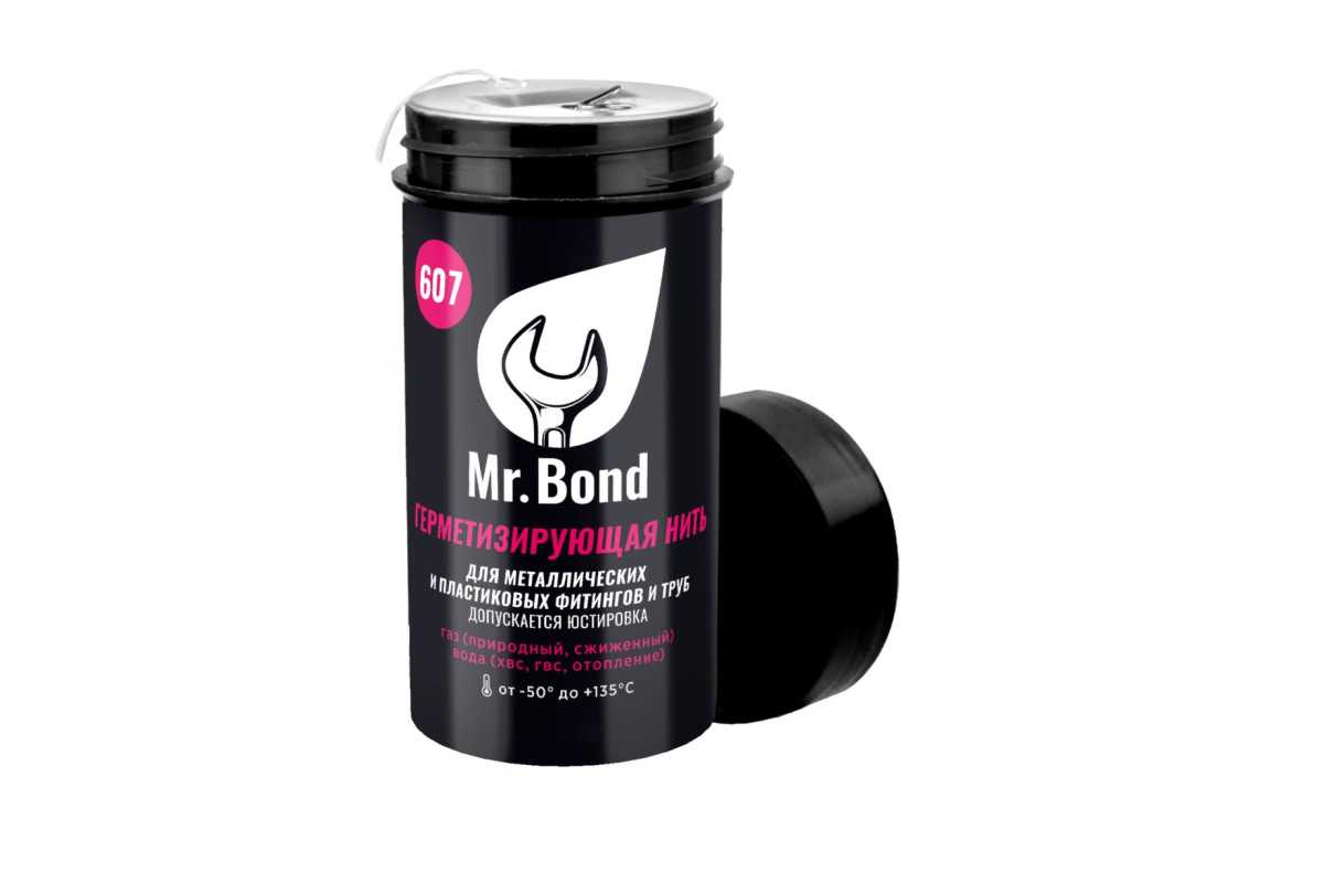 Нить для герметизации резьбы Mr.Bond 607, 160 м