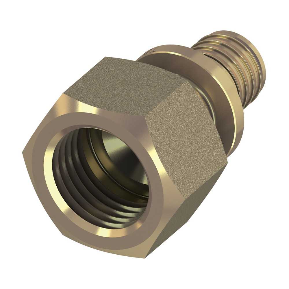 Соединение прямое TECEflex, внутренняя резьба, 25-3/4″, латунь