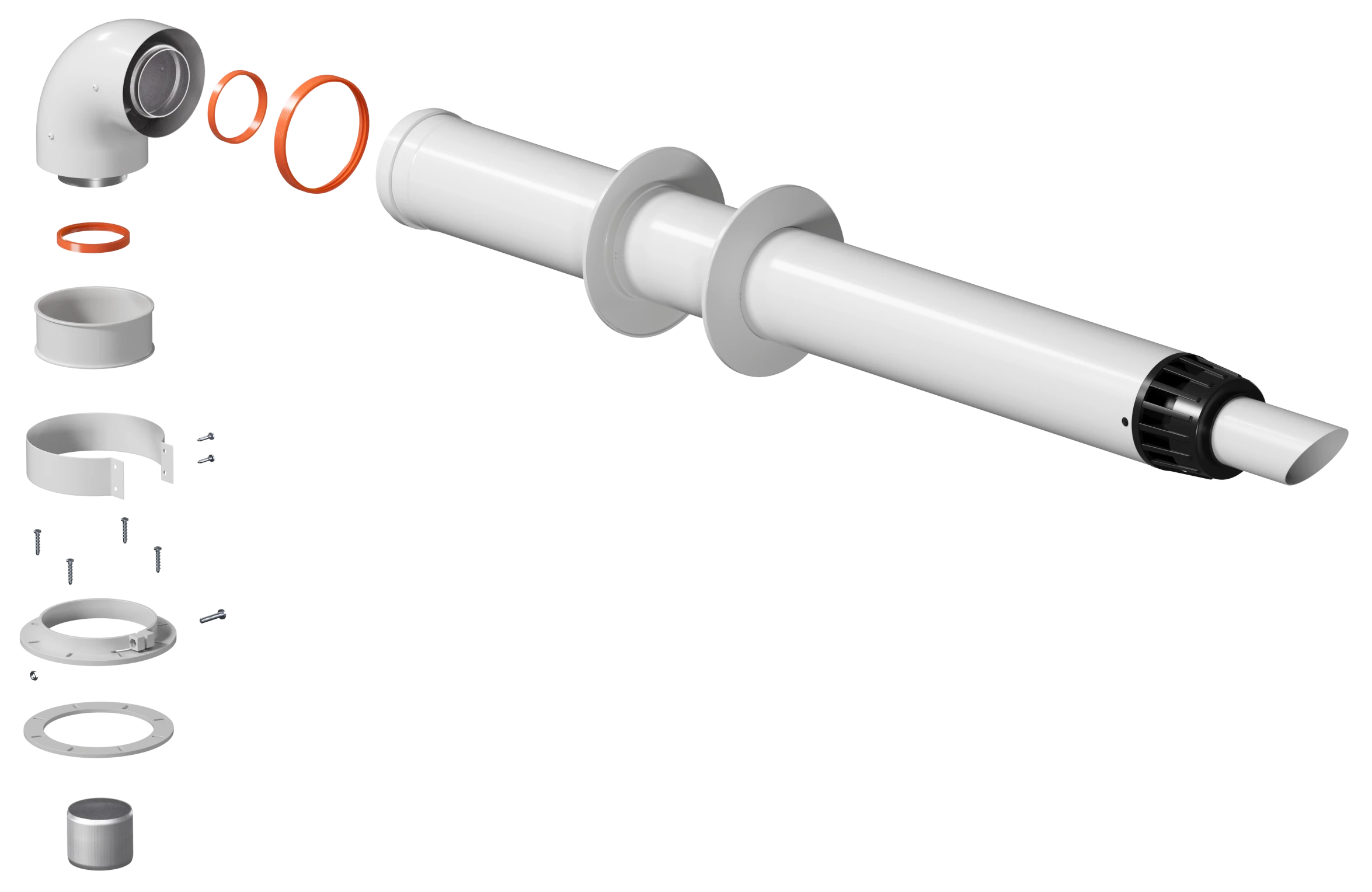 Комплект дымохода KRATS «антилёд», универсальный