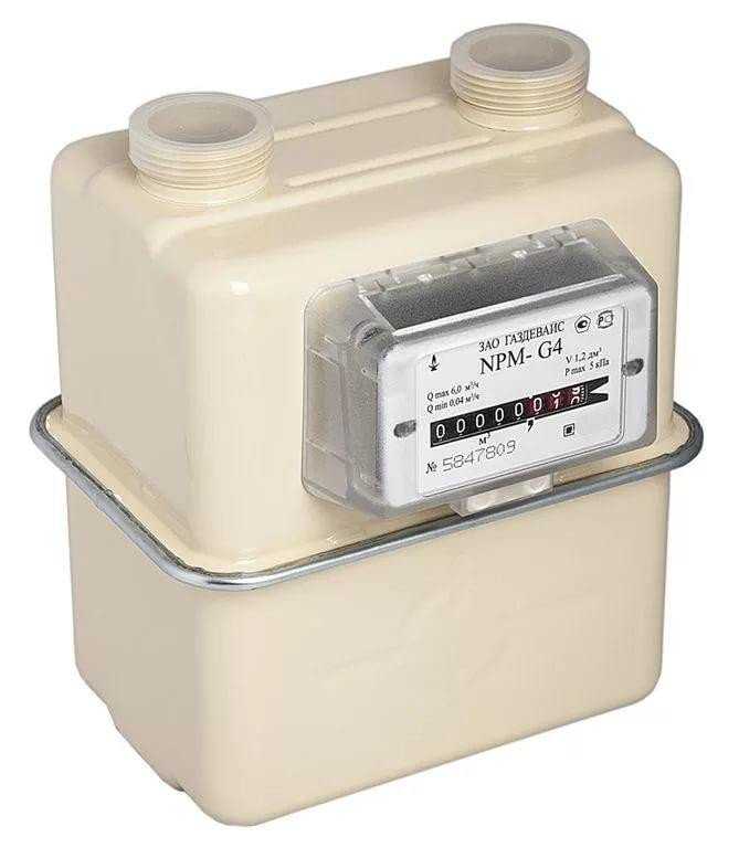 Счетчик газовый бытовой ГАЗДЕВАЙС NPM-G4 левый