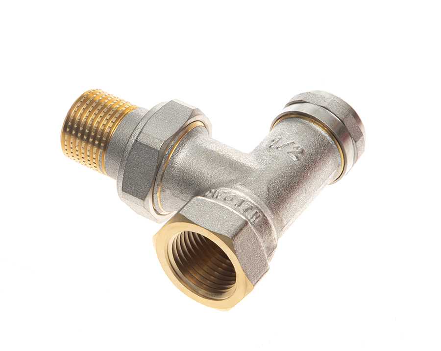 Клапан РИДАН LV, для бокового присоединения к радиатору, PN 10, двухтрубная система