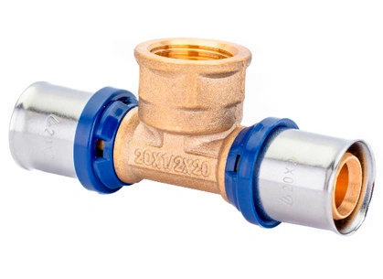 USYSTEMS MLC Plus пресс-тройник 20-Rp1/2″ВР-20, латунь