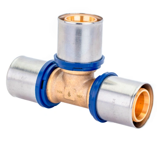 USYSTEMS пресс-тройник MLC 40-40-40, латунь