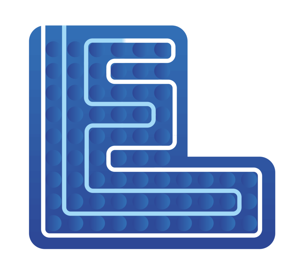 Схема размещения тенов теплого пола в стиле Двойная змейка