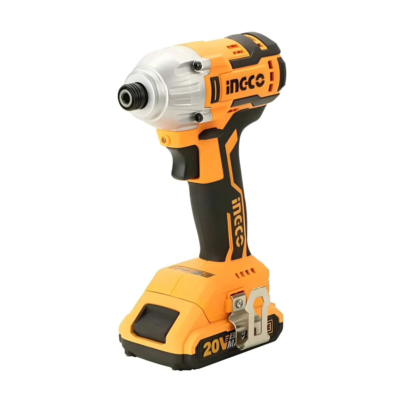 Винтоверт ударный бесщеточный INGCO CIRLI2002, 2 аккумулятора х 2Ah, ЗУ